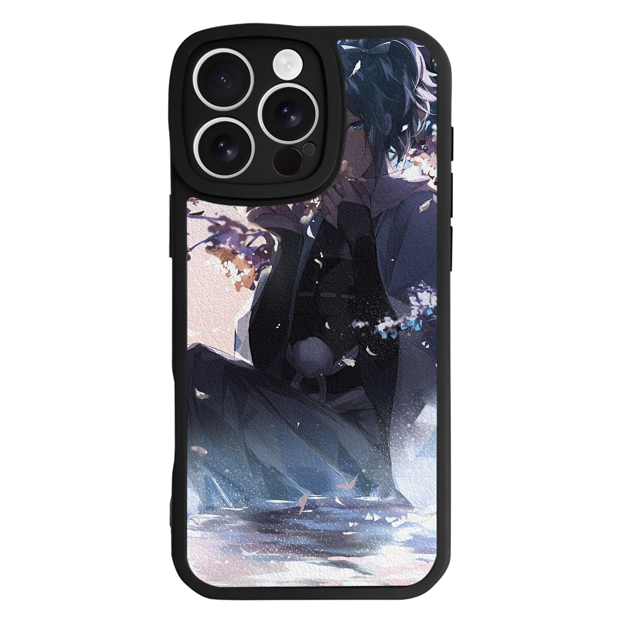 （画像用） 刀剣乱舞 Touken Ranbu 【iPhone 16シリーズ対応】シリコンスマホケース（レザー調） 材質：シリコン